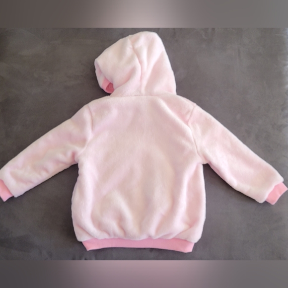 NEW Hello Kitty Zippered Furry Hoodie 3T or 4T - Picture 12 of 12